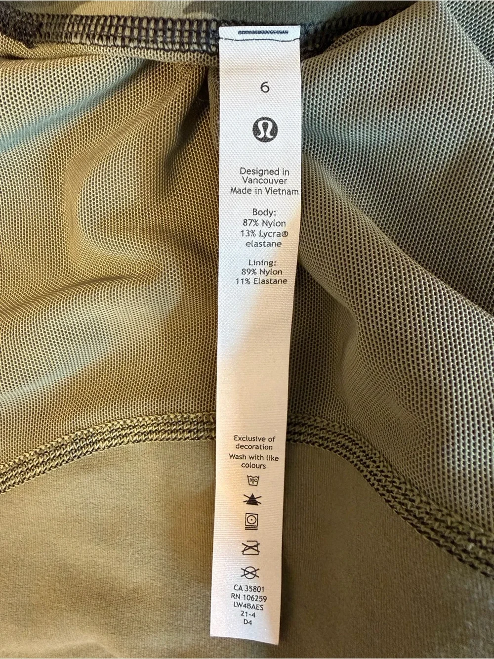 lululemon Camo Define Active Jacket…Size 6